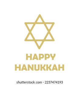 happy hanukkah concept, holiday, vector illustration