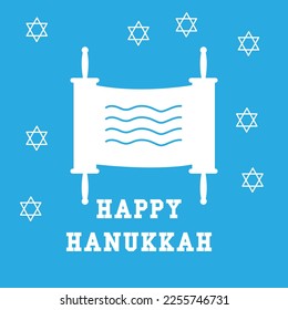 happy hanukkah concept, holiday, vector illustration