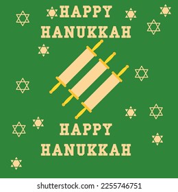 happy hanukkah concept, holiday, vector illustration