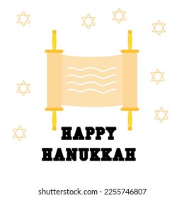 happy hanukkah concept, holiday, vector illustration