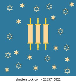 happy hanukkah concept, holiday, vector illustration