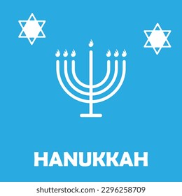 happy hanukkah concept, holiday, vector illustration