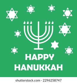 happy hanukkah concept, holiday, vector illustration