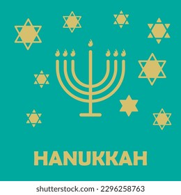 happy hanukkah concept, holiday, vector illustration