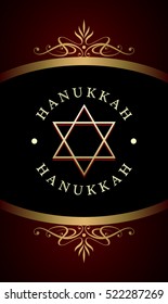 Happy Hanukkah design card
