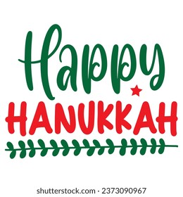 Happy Hanukkah Design Vectors File