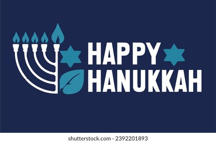 Happy Hanukkah Jewish Festival of Lights