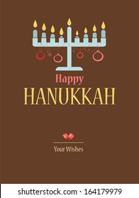 happy hanukkah, jewish holiday