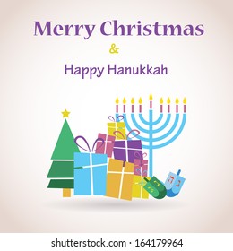 Happy Hanukkah And Merry Christmas