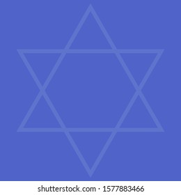 Happy Hanukkah Shining Background with Menorah, David Star. Vector illustration