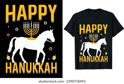 Happy  Hanukkah T Shirt Design Vector