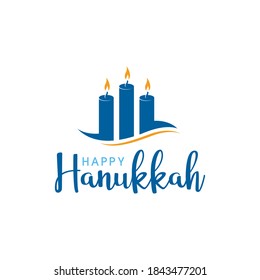 Happy Hanukkah Vector icon design illustration Template