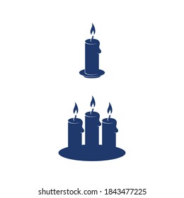 Happy Hanukkah Vector icon design illustration Template