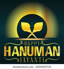 Happy Hanuman Jayanti Creative Vector Illustration