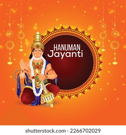 Happy Hanuman Jayanti, Jay Shri Ram, commemorates the birth of Lord Sri Hanuman.