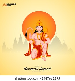 Happy Hanuman Jayanti Social Media Post The Festival of India