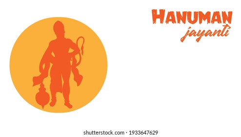 happy hanuman jayanti ,vector illustration.