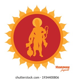 happy hanuman jayanti ,vector illustration.