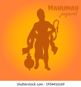 happy hanuman jayanti ,vector illustration.