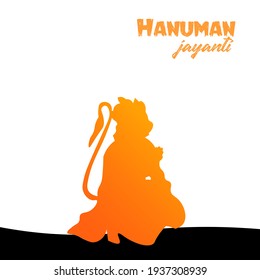 happy hanuman jayanti ,vector illustration.