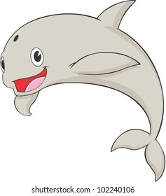 Happy Harbor Porpoise Cartoon