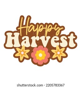Happy Harvest, Happy Halloween Shirt Print Template Sweeet Halloween Pumpkin candy Scary Boo Witch Spooky Bat Vintage Retro Grim Reaper Fairy hocus pocus, Sanderson sisters vector