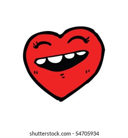 Happy Heart Cartoon