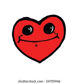 Happy Heart Cartoon