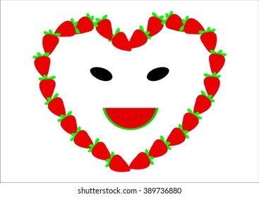 Happy heart icon