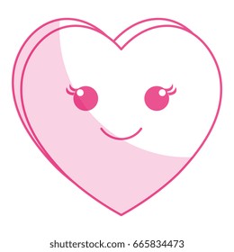 happy heart isolated