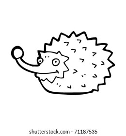 happy hedgehog cartoon