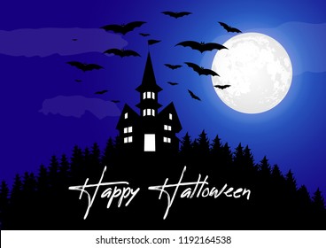 Happy helloween. Vector illustration