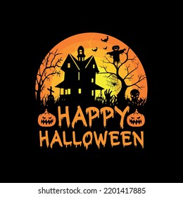 Happy Helloween Vector T-shirt Design