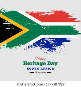 Feliz Día del Patrimonio de Sudáfrica Antecedentes, vector