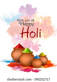 Happy holi background