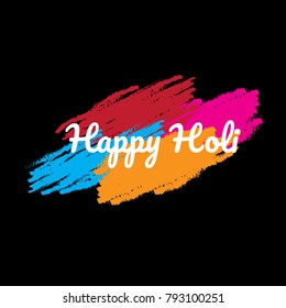 happy holi background with color splash