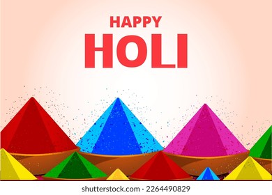 fondo feliz de holi con letras