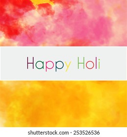 happy holi band with colorful background