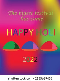 Happy Holi banner vector illustration  