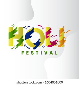 happy holi carnival vector template.
