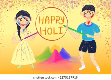 Happy Holi Celebration, happy Holi greetings 