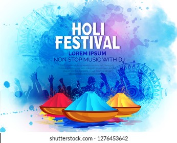Happy Holi Celebration ,Indian Festival Of Colours