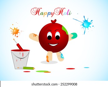 Happy Holi celebrations background, Vector eps10