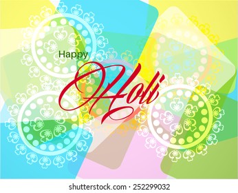 Happy Holi celebrations background, Vector eps10