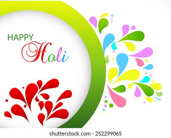 Happy Holi celebrations background, Vector eps10