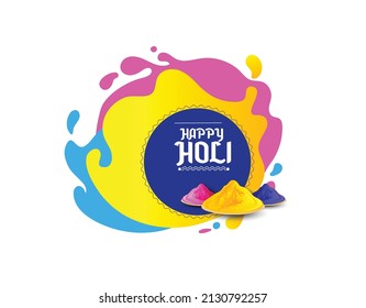 Happy Holi Color Festival Of India Celebration  Abstract Background Colorful  