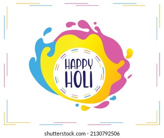 Happy Holi Color Festival Of India Celebration  Abstract Background Colorful  