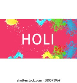 Happy holi colorful background 