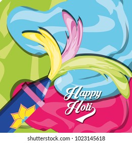Happy holi design