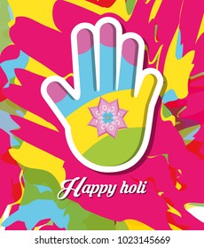Happy holi design